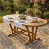 MIlani Home TURRIS - tavolo da giardino allungabile in legno massiccio di acacia 150/200