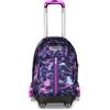 SEVEN Trolley Zaino Scuola Seven Comby 8WD New Electricvibe Girl