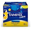 TAMPAX COMPAK Regular - 24 Assorbenti Interni Tascabili con Applicatore in Plastica, Doppio Bordo Protettivo, Ginecologicamente Testati, Senza Profumi, Ideali per Flusso Medio‑Leggero