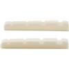 Musiclily 38mm Capotasto Basso in Osso Scanalato Bone Nut per Basso Elettrico 4 Corde,38x3,5x5mm((2 Pezzi)