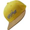 Bexxwell Cappellino Snapback per bambini Sunshine (Junior, Kids, Ragazze, Vestibilità ottimale, Cappellino unisex), giallo., Taglia unica