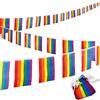 Hillylolly Bandiera Arcobaleno Pace Hillylolly Bandiera Arcobaleno Gay, Gay Pride Bandiera, Bandiere Lgbt per Feste, Sfilate del Mese Dell'Orgoglio, Interni ed Esterni, Decorazione del Giardino (A-10 metri)