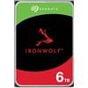 Seagate IronWolf 6TB, Unità disco interna, per NAS RAID, NAS, 3.5, SATA 6 GB/s, 7200 RPM, FFP, Data Rescue Service (ST6000VNZ06)