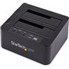 StarTech.com Docking Station per Hard Disk - Duplicatore Autonomo USB 3.1 (10Gbps) con 2 Slot per SSD/HDD SATA III da 2.5 e 3.5 - Clonatore di Hard Drive con Carica dall'Alto (SDOCK2U313R)