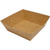 Vaschetta fritti quadrata 15x15cm 600ml in cartoncino bio