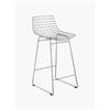 HKLIVING Sedia da bar in metallo Wire -