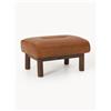 Westwing Collection Pouf in pelle Calum