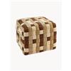 POLSPOTTEN Pouf da giardino tessuto a mano Braided