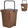HOME Contenitore Umido Minmax+ Lt25 Marrone Pattumiere e immondizie, Plastica