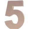 Numero 5 in Cartone h 17,5 cm