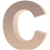 Lettera in Cartone C 17,5h cm