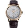 Orient Classic Bambino 38 Small Seconds - Orologio Uomo Automatico a Carica Manuale Elegante Cinturino In Pelle Marrone Cassa In Acciaio Quadrante Grigio - RA-AP0106S30B RA-AP0106S