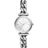 FOSSIL Orologio da donna Carlie Mini al quarzo in acciaio inossidabile a tre lancette, colore: argento (Modello: ES5331), Argento, Carlie Mini