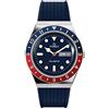 Timex Men's Analogue Watch with a Silicone Strap Q Reissue