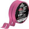 IRON FIGHTER 2X Tape Sportivo Dito 1,25cm x 13,7m (Totale 27m) - BJJ Brazilian Jiu Jitsu - Arrampicata - CrossFit - Grappling - Judo - Pallavolo - Culturismo - Taping Nastro Sportivo per Dita Rosa
