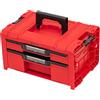 QBRICK SYSTEM Cassetta Attrezzi Vuota Porta PRO Drawer 2 Toolbox 2.0 Expert RED Ultra HD Rosso 460 x 320 x 260 mm