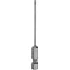 QUARKZMAN SL2 Punte per Cacciavite a Taglio Magnetica 2mm S2 Punta Cacciavite a Testa Piatta Acciaio 1/4 Grado Industriale Gambo Esagonale 3 Lungo per Rimuovere Viti Fissaggio