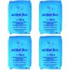 AQUA BLUE 4pz. Confezione di Sale da 25 kg Pastiglie Acqua Blu per Addolcitori ,
