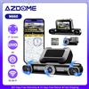 AZDOME M660 DVR per Auto a 4 Canali 360° ° Dash Cam Anteriore Posteriore Interna per Auto con WiFi 5.8G GPS, Telecamera 2.5K+1K+1K+1K e Monitor di Parcheggio