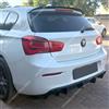 Splitter Laterale Posteriore Per BMW Serie 1 F20 LCI 2015-2019 – ABS Nero Lucido, Per Diffusore Sport Originale, Kit 2 Pezzi Con Viti