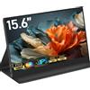 amoudo Monitor Portatile Amoudo 15.6 Pollici 1920x1080P, Estensione Display IPS LCD con Supporto Penhole, VESA, USB-C, Mini HDMI, Display Mobile