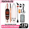 Feath-R-Lite Tavola da Stand Up Paddle Gonfiabile Premium Feath-R-Lite 11' 335x84x15CM Extra Stabile Antiscivolo All-Around SUP con Accessori