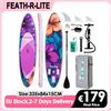 Feath-R-Lite 11' Tavola da Stand Up Paddle Gonfiabile 335x84x15CM Cruise SUP Ultra-Stabile Antiscivolo Leggera con Accessori Completi