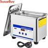 SucceBuy 800ml Pulitore ad ultrasuoni Lavatrice per pulizia portatile 35W Mini lavapiatti Bagno ad ultrasuoni Elettrodomestico sonico
