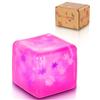 Copfeqyr 1 confezione da 5 cm / 1,97 in Snowflake Squeeze Toy - Fidget Toys for Kids and Adults, Stress Cube, Squishy Toys in Gift Box (Rosa)