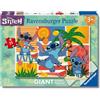 Ravensburger - Puzzle 3 Anni, Giant Floor Puzzle 24 Pezzi, Stitch - Puzzle Bambini 3 Anni, Collezione Disney, Giochi Educativi e Divertenti, Idee Regalo