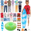 Miunana 14 Pezzi Per 12 Pollici Bambola Ragazzo: 3 Abiti + 2 Pantaloni + 3 PCS Scarpe + 6 Accessori