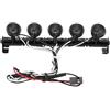 Dilwe RC Car LED Light Bar 5 LED Light Bar Accessorio Lampadina Faro per Veicoli AXIAL scx10 Telecomando