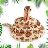 AYSYR Serpente di peluche Grande, serpente di peluche per bambini ragazzi e ragazze, serpente di peluche per scherzo, serpenti di peluche per decorazioni di Halloween (200 cm/78,7 pollici)