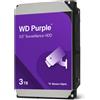 Western Digital Purple disco rigido interno 3 TB 5400 Giri/min 128 MB 3.5" Serial ATA III [WD34PURZ]
