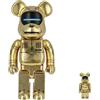 Medicom Toy Bearbrick SORAYAMA BABY MILO(R) 100% & 400% ORO