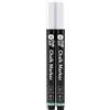 SECURIT Chalk Star - Confezione di 2 pennarelli per calce liquide bianche per lavagne, lavagna, finestre o vetro - Nibs rotondi da 1 - 2 mm - Penne Chalk ideali per segnali e pubblicità