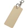 Ciondolo portachiavi PU riciclato GRS con clip elegante Resi Plus personalizzate o neutre