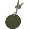 Portachiavi con charm a forma rotonda in materiale riciclato GRS Resi Plus personalizzate o neutre