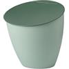 Mepal - Cestino per Rifiuti Organici Calypso - Piccolo Contenitore per Rifiuti con Coperchio - Ideale per l'Organizzazione della Cucina - Lavabile in Lavastoviglie - 2200 ml - Nordic sage