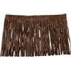 Anevous Nastro di Fiocchi in Pelle, Fiocchi Tagliati, Bordo di Fiocchi per DIY, Abbigliamento da Sartoria, Cucito, Artigianato, Decorazione, Accessori, Marrone Scuro 100x15cm