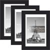 upsimples Confezione da 3 Cornici portafoto, Cornice 10,16 x 15,24 cm Nere