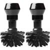 GOMETY 2 spazzole porta filtro da 58 mm, pennello per barista, spazzola per la pulizia del portafiltro del caffè, strumenti di pulizia professionali Barista, accessori per macchina da caffè espresso