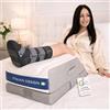 Ritalia CUSCINO PER UNA GAMBA Cuscino alza gambe per circolazione | 3 altezze regolabili | Cuscino ortopedico in Memory Foam per sollevare una gamba | Federa traspirante lavabile
