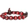 VLNET® | Bracciale Tamashii Mani Stones | pietre naturali incise con polvere d'Argento | agata rosso passione