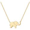 FANCIME Elefante Ciondolo Collana/Orecchini/Bracciale in Argento Sterling 925 Placcato Oro Bianco/Giallo/Rosa Gioielli per Donna Ragazze Bambini