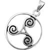 Kiss of Leather Ciondolo Triskelen in argento sterling 925 n. 24