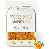 Nature Gold MANDARINO Liofilizzato | 100g | 100% Naturale & Vegano | Senza OGM | Senza Additivi & Senza Zucchero ~*~
