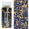 MS GOOD MakeSomeSweets - NERO, ORO - Commestibili Sprinkles - Decorazione Scintillante Vegana, Senza Olio di Palma, Per Dolci E Salatini, 100g