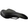 P & P pro cycling P P pro cycling Engelke 850, Sella Comoda Sellino Bicicletta Unisex Adulto, Cuscino Imbottitura, Nero, 268 x 199mm