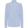 RRD CAMICIA OXFORD JACQUARD STRIPE OPEN - S26271 - azzurro